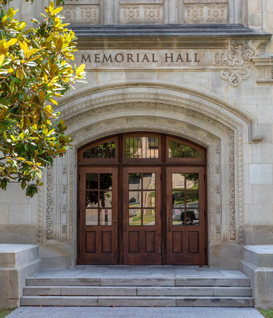 Memorial Hall Entrance